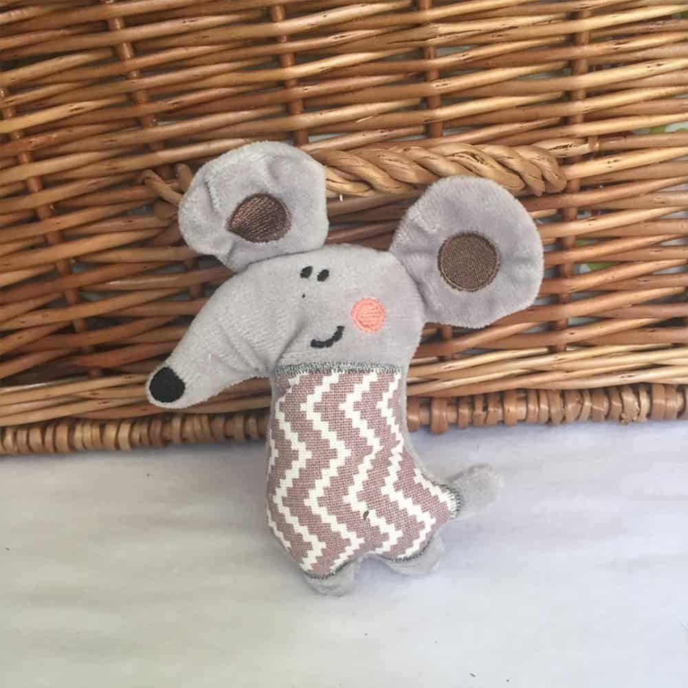 thumbnail image 2 of Handmade Catnip Mouse Toys For Cats – 3-Pack, Made In USA, MyT MOUSE Brand 2 of 6