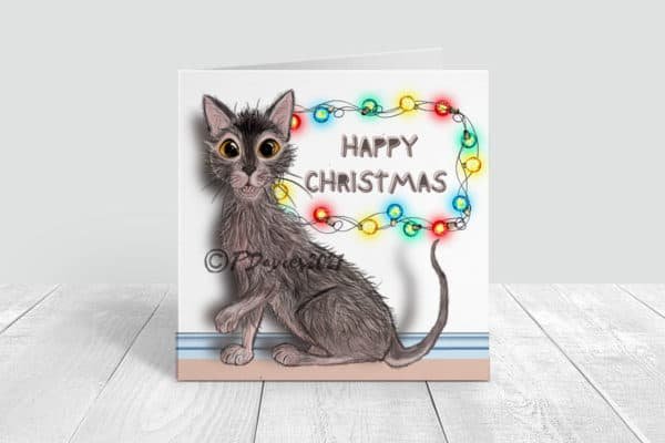 Lykoi Christmas Card