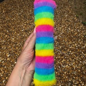 Rainbow Kicker Pillow, Chew Toy & Crinkle Toy