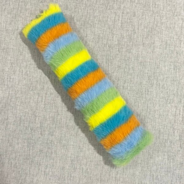 Rainbow Kicker Pillow, Chew Toy & Crinkle Toy - Image 5