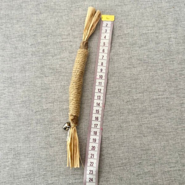 Sisal Cat Chew Stick with Bell – 100% Safe & Perfect for Teeth Cleaning - Image 2