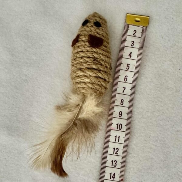 Sisal Mouse Chew Toy – Perfect for Teeth Cleaning - Image 4
