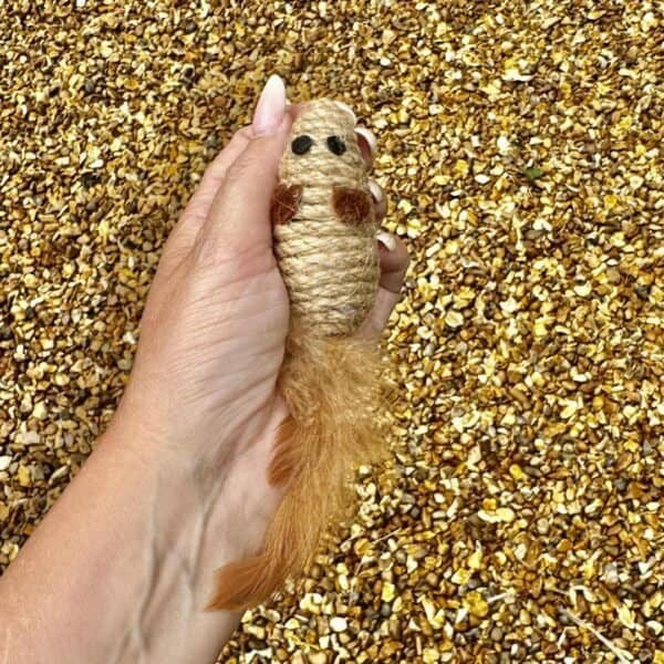 Sisal Mouse Chew Toy – Perfect for Teeth Cleaning