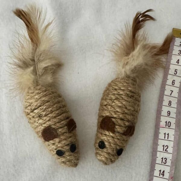 Sisal Mouse Chew Toy – Perfect for Teeth Cleaning - Image 3