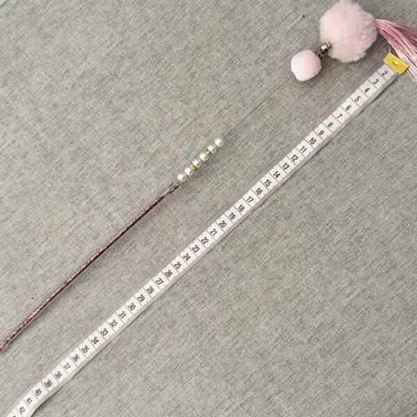 Elegant Pom-Pom & Pearl Cat Teaser Wand - Image 6